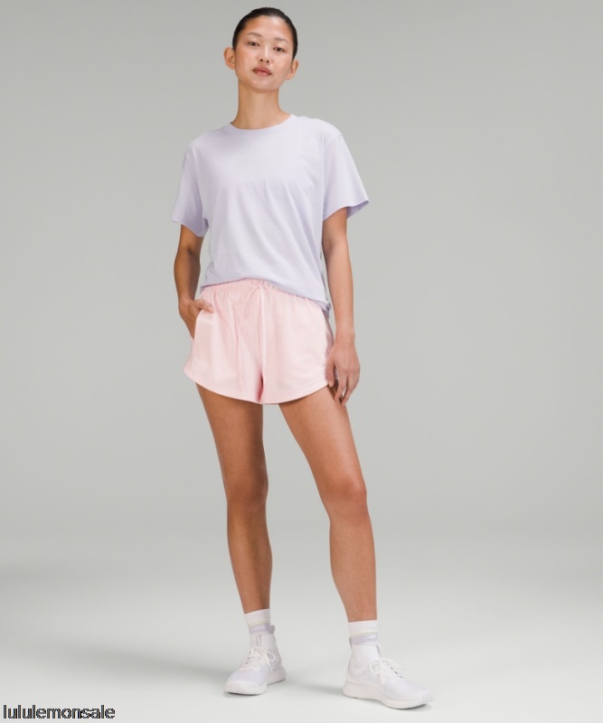 Lululemon Damen DELULU318 | All Yours Baumwoll T-shirt Pastellblau